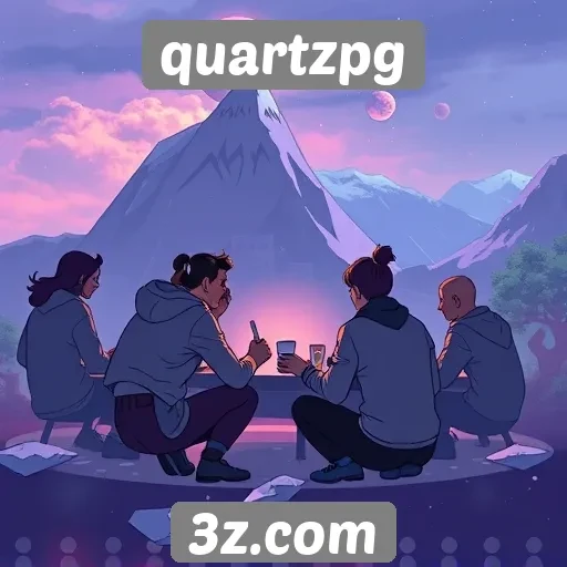 A comunidade de jogadores do quartzpg e suas interações